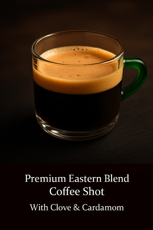 پودر قهوه ترکیبی ۱۰ درصد هل و ۹۰ درصد روبوستا با عطر گرم و کافئین بالا