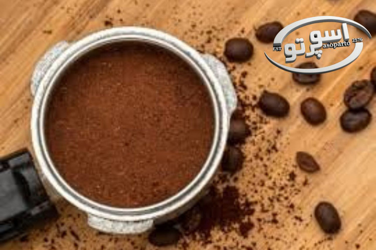 پودر قهوه میکس ۵۰ درصد عربیکا و ۵۰ درصد روبوستا، بسته ۵۰۰ گرمی با رُست متوسط و طعم شکلاتی از آسو پرتو البرز